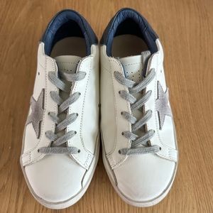 Authentic kids Golden Goose Super Star shoes in great condition, like new!